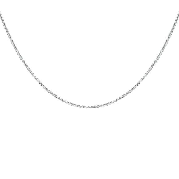 Giani Bernini Sterling Silver Chain 24” Box Chain Necklace - Picture 3 of 6